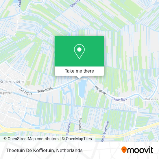 Theetuin De Koffietuin map