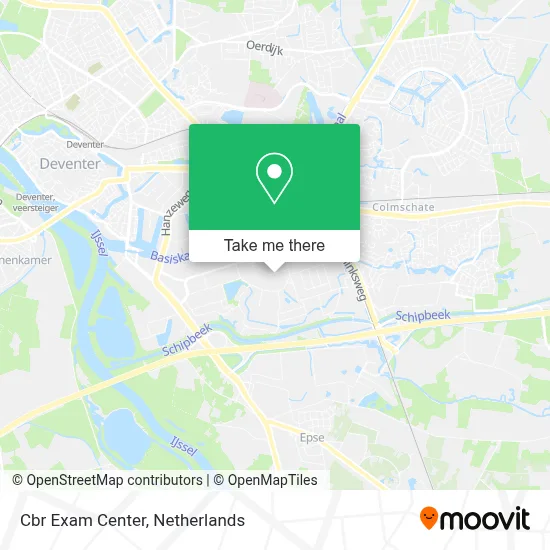 Cbr Exam Center map
