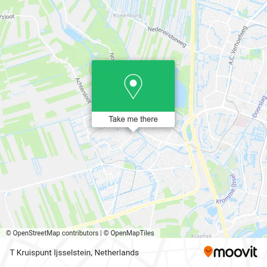 T Kruispunt Ijsselstein map