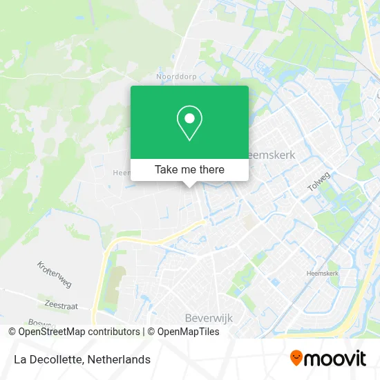 La Decollette map