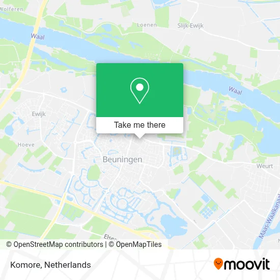 Komore map
