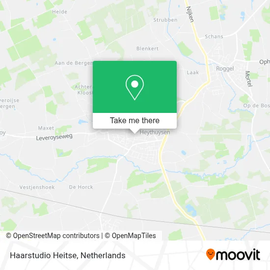 Haarstudio Heitse map