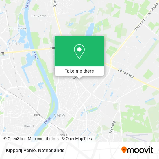 Kipperij Venlo map