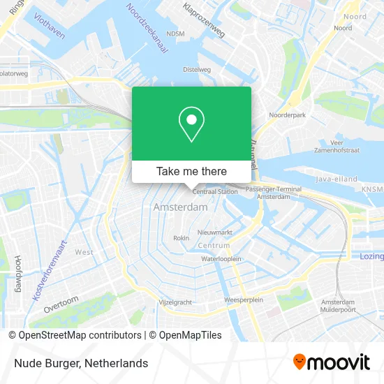 Nude Burger map