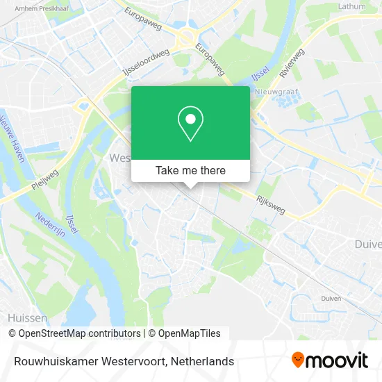 Rouwhuiskamer Westervoort map