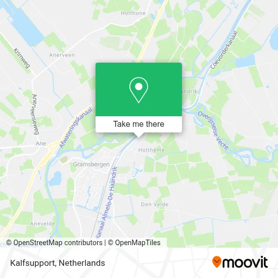 Kalfsupport map