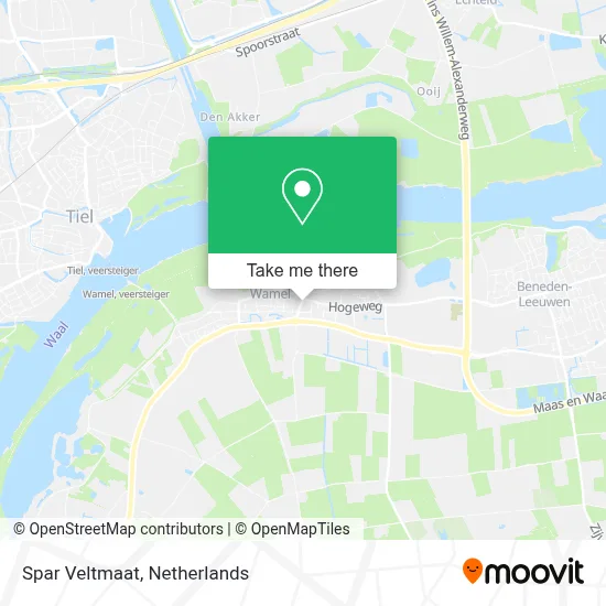 Spar Veltmaat map