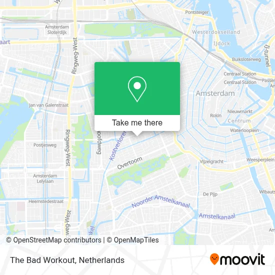 The Bad Workout map