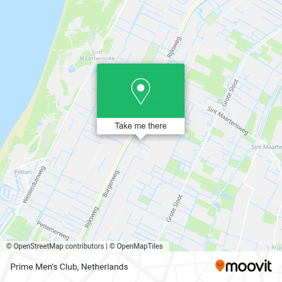 Prime Men's Club map