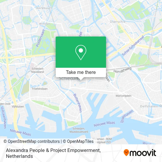 Alexandra People & Project Empowerment map