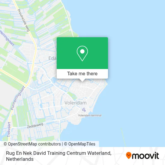 Rug En Nek David Training Centrum Waterland map