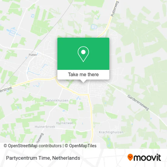 Partycentrum Time map