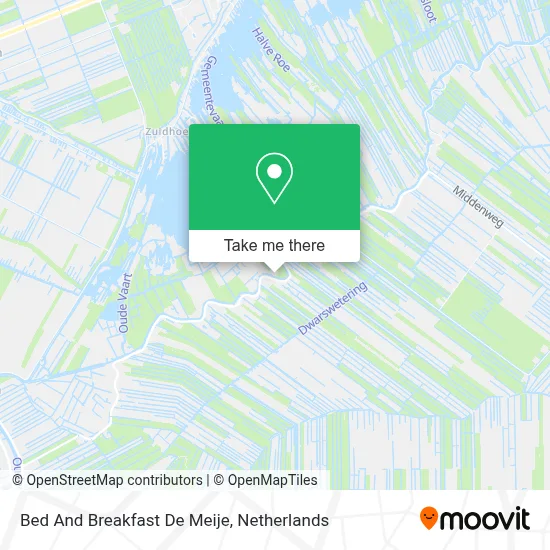 Bed And Breakfast De Meije map