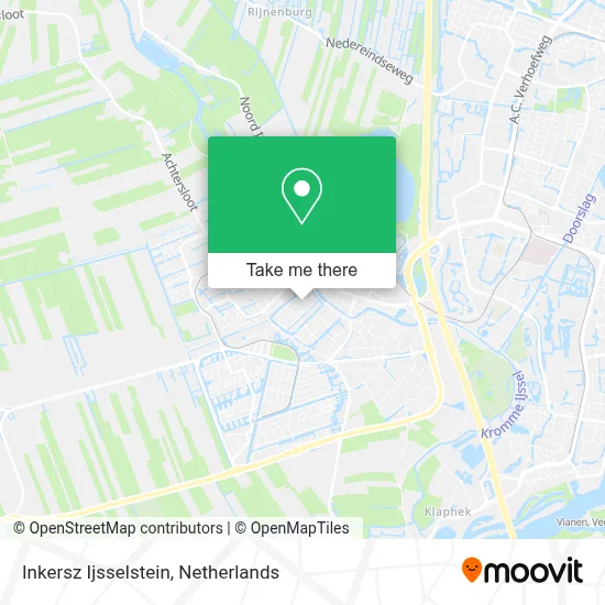 Inkersz Ijsselstein map