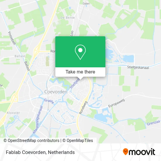 Fablab Coevorden map