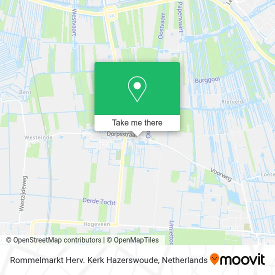 Rommelmarkt Herv. Kerk Hazerswoude Karte