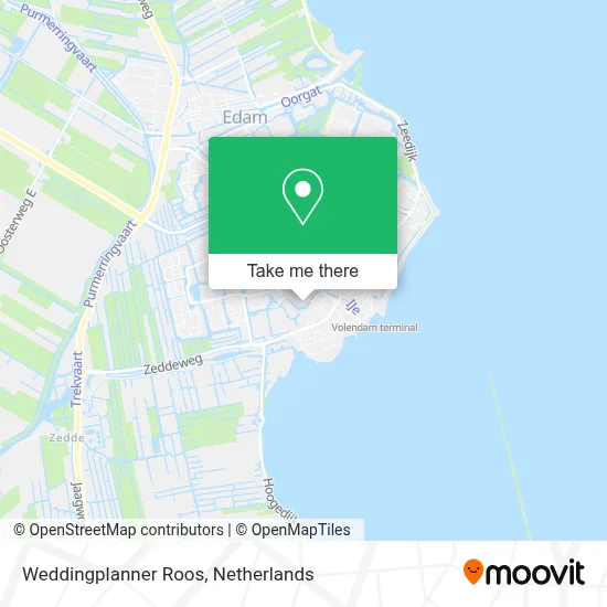 Weddingplanner Roos map