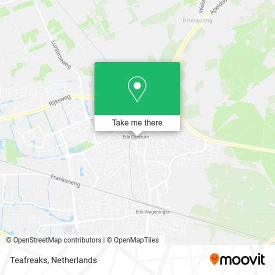 Teafreaks map