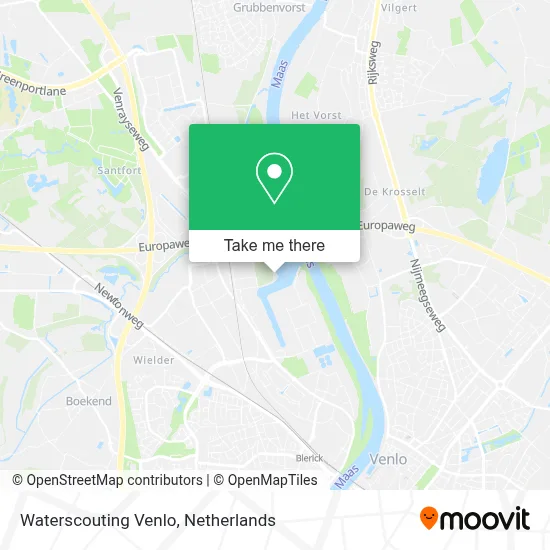 Waterscouting Venlo map