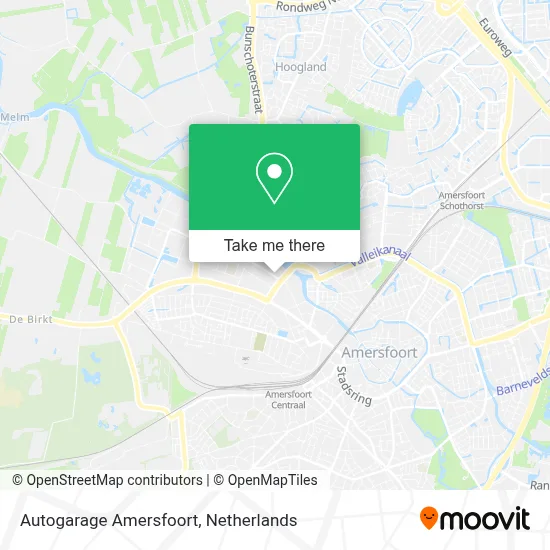 Autogarage Amersfoort map