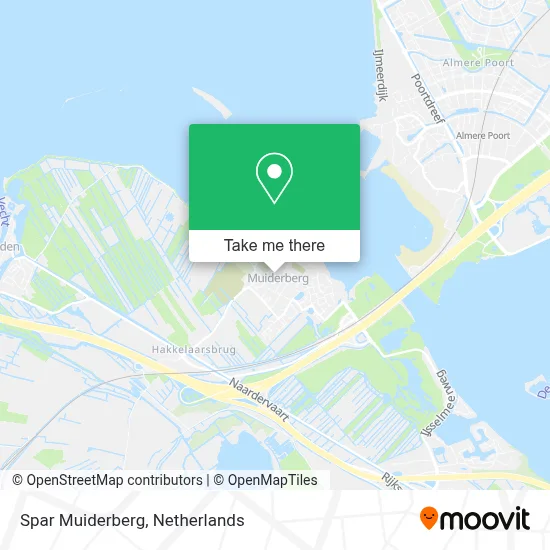 Spar Muiderberg map