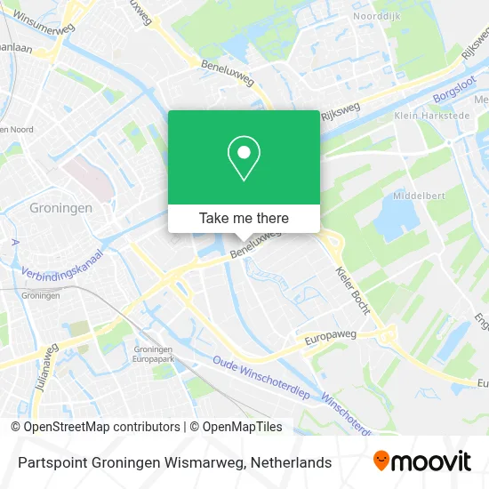 Partspoint Groningen Wismarweg map