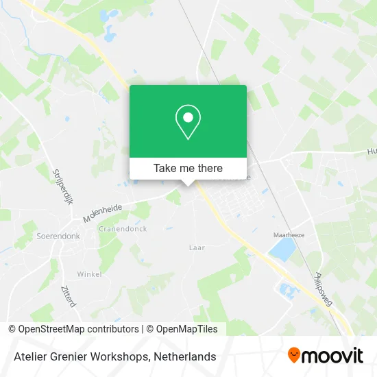 Atelier Grenier Workshops map