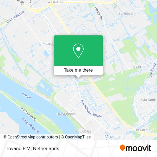 Tovano B.V. map