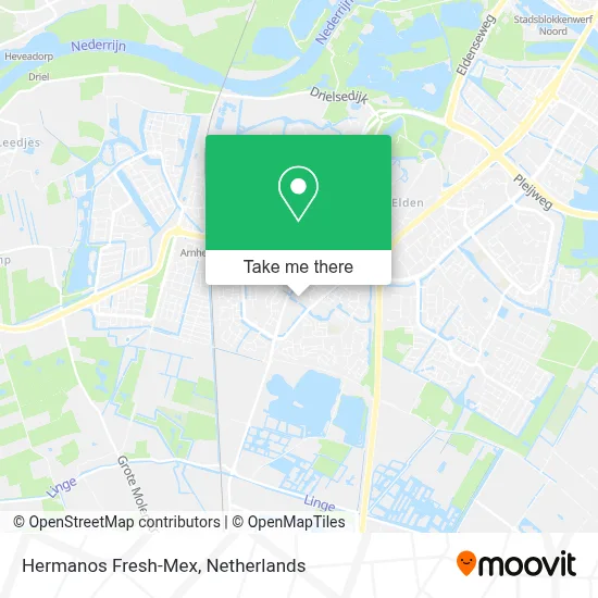 Hermanos Fresh-Mex map