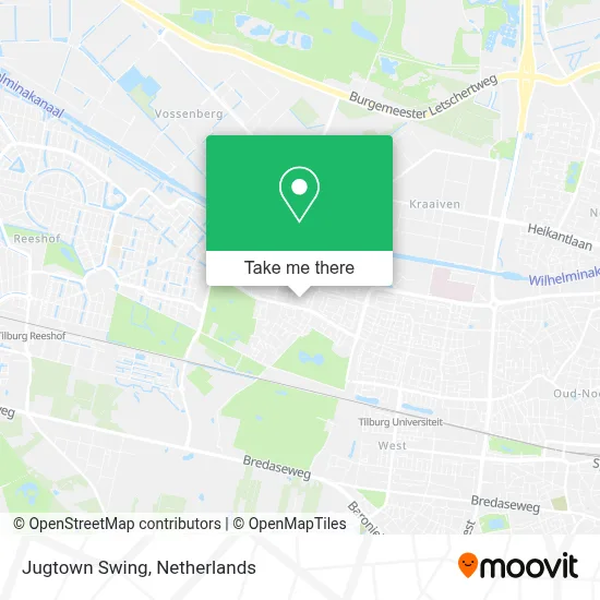 Jugtown Swing map