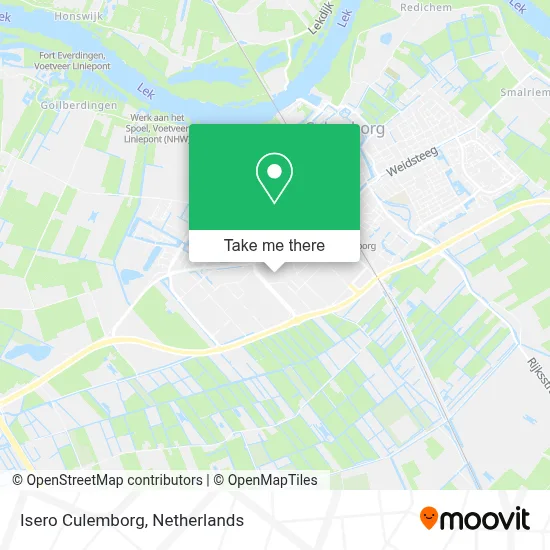 Isero Culemborg map