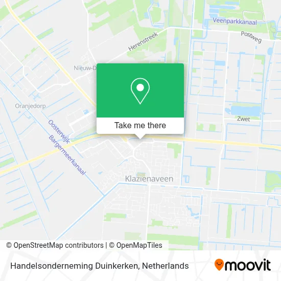 Handelsonderneming Duinkerken map