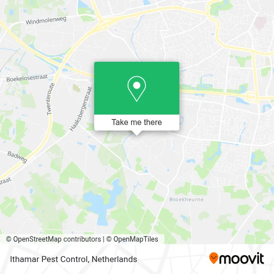 Ithamar Pest Control map