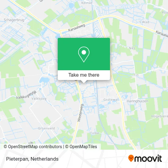 Pieterpan map