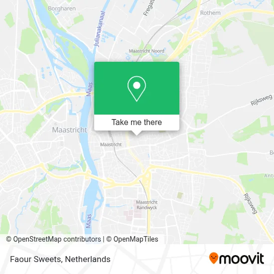 Faour Sweets map