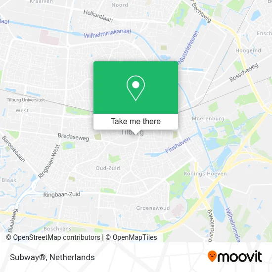 Subway® map