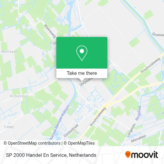 SP 2000 Handel En Service map