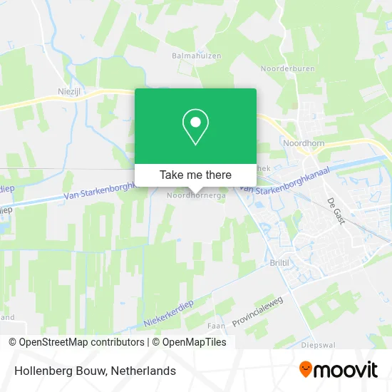 Hollenberg Bouw map