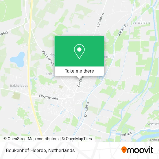 Beukenhof Heerde map