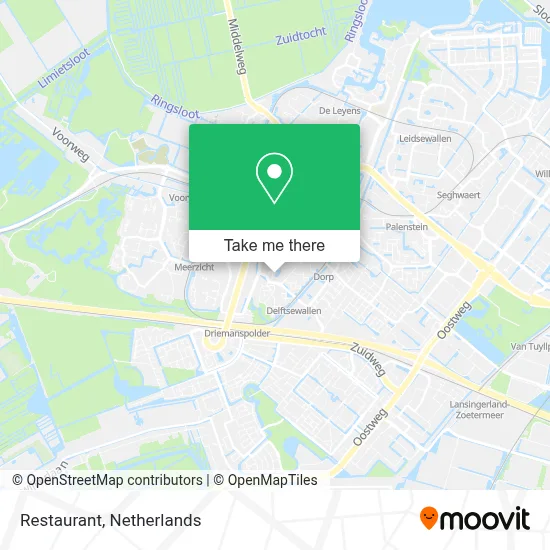 Restaurant map