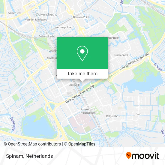 Spinam map