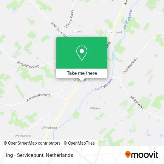 Ing - Servicepunt map