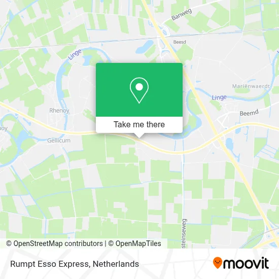 Rumpt Esso Express map