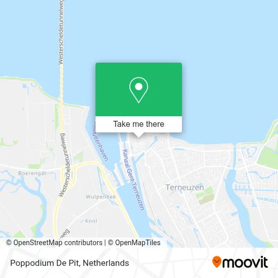 Poppodium De Pit map