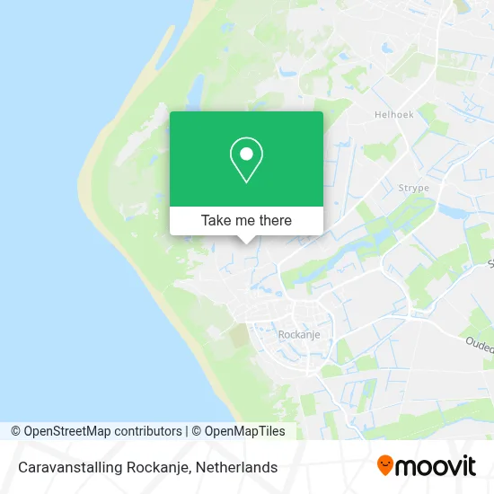 Caravanstalling Rockanje map