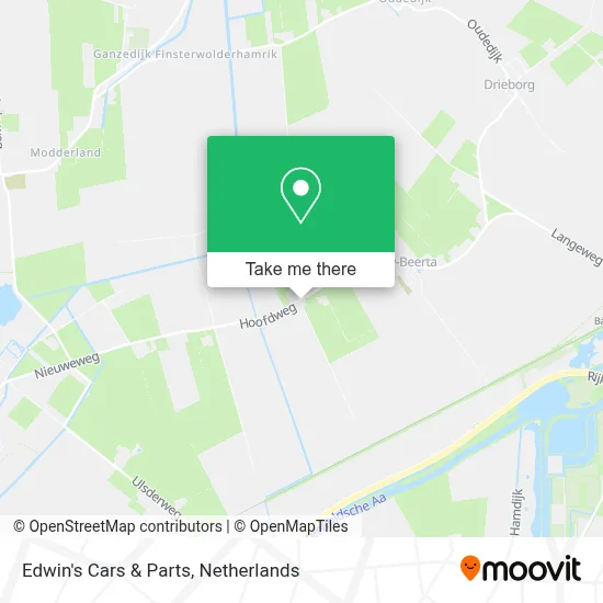 Edwin's Cars & Parts map