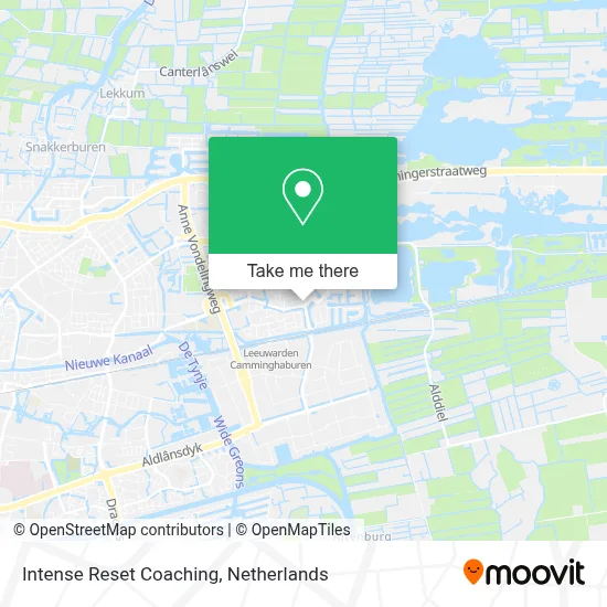 Intense Reset Coaching map
