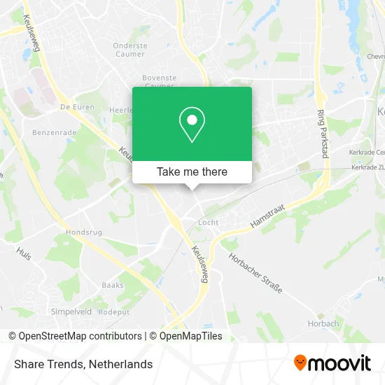 Share Trends map