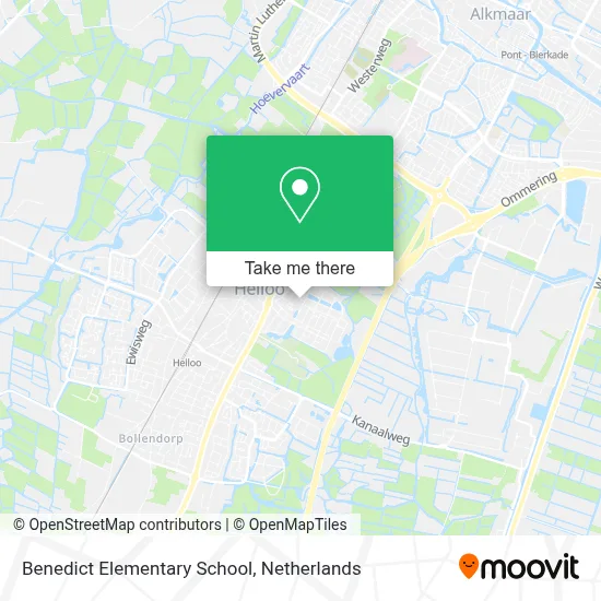 Benedict Elementary School map