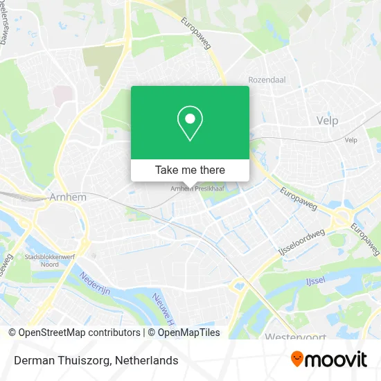 Derman Thuiszorg map